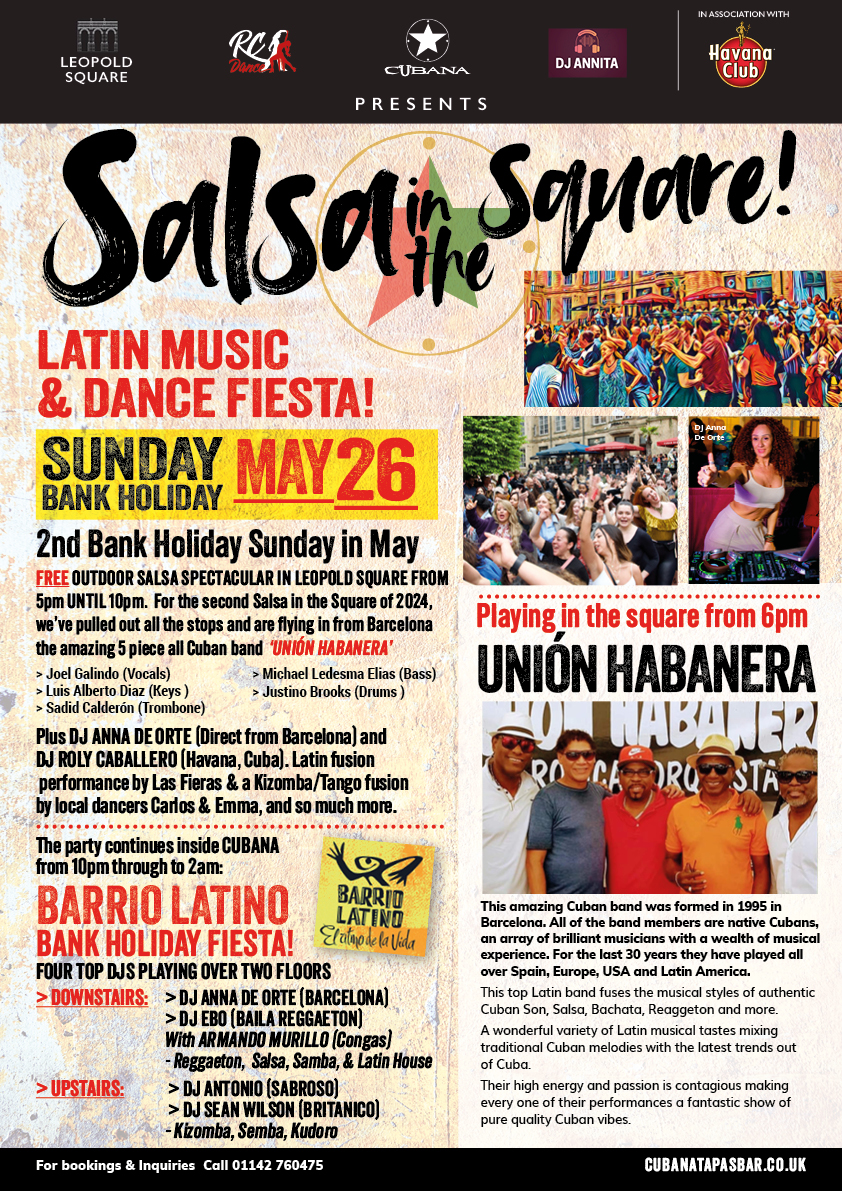 Salsa in the Square at Cubana