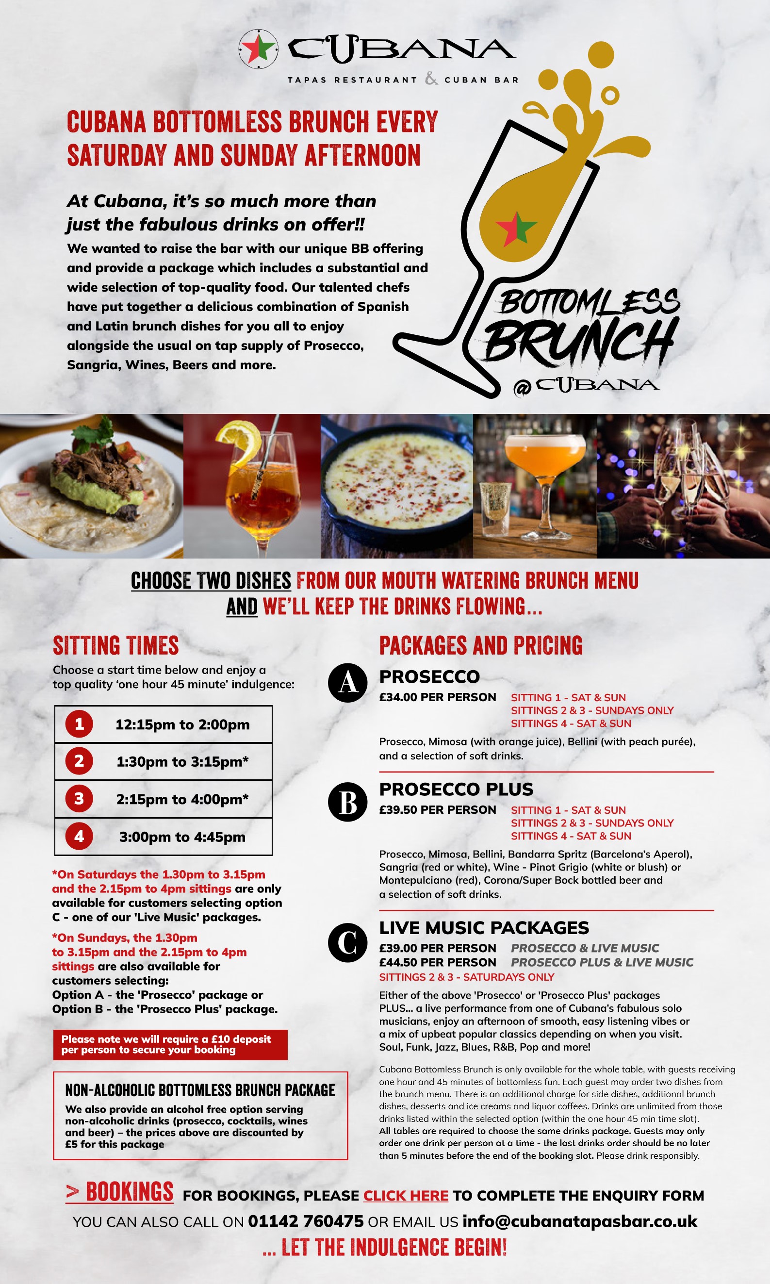 Bottomless Brunch poster 1