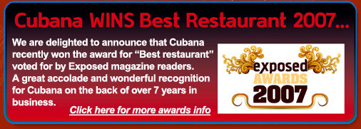Cubana wins at Exposed Awards