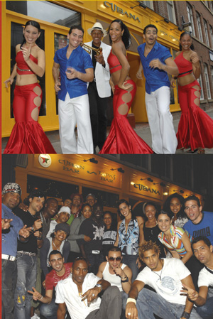 Lady Salsa at Cubana tapas bar in Sheffield