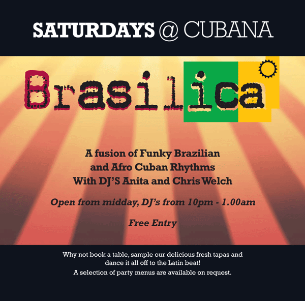 Saturdays at Cubana