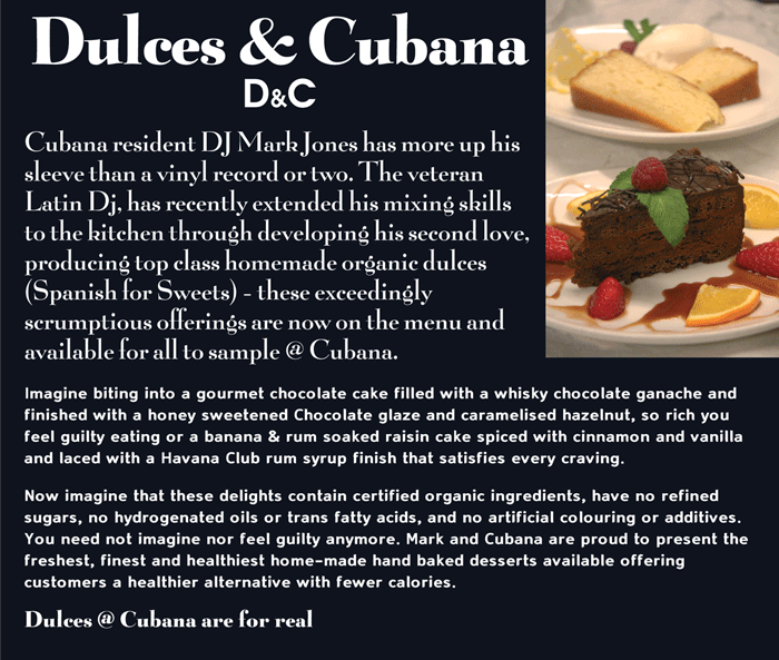 Sweet Music! Ducles at Cubana!